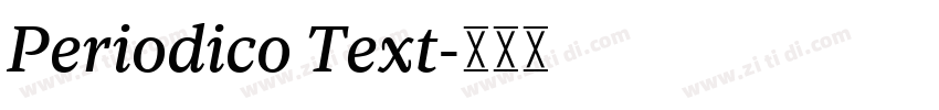 Periodico Text字体转换